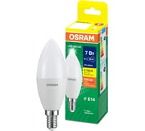 Лампа светодиодная Osram LED Value B E14 560лм 7Вт замена 60Вт 2700К теплый белый свет 4058075578883