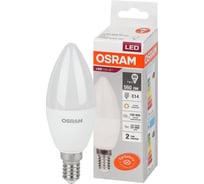 Светодиодная лампа OSRAM LED Value, B, E14, 560Лм, 7Вт, замена 60Вт, 3000К, теплый белый свет 4058075578883