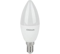 Светодиодная лампа OSRAM LED Value, B, E14, 560Лм, 7Вт, замена 60Вт, 3000К, теплый белый свет 4058075578883