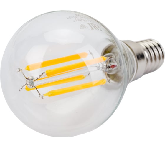 Светодиодная лампа OSRAM LED STAR, P, шар,  5Вт, E14, 600 Лм, 2700 К, теплый белый свет 4058075212459