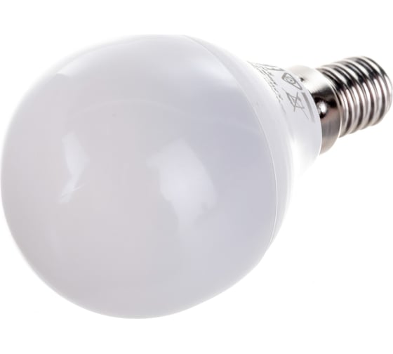 Светодиодная лампа OSRAM LED STAR, P, шар, 5,5 Вт, E14, 470 Лм, 2700 К, теплый белый свет 4052899971615