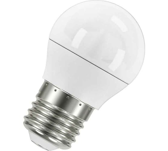 Светодиодная лампа OSRAM LED STAR, P, шар, 8Вт, E27, 806 Лм, 3000 К, теплый белый свет 4058075210868