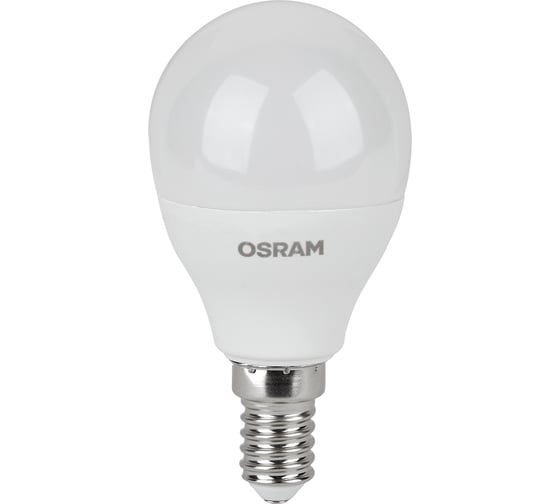 Светодиодная лампа OSRAM LED Value, P, E14, 560Лм, 7Вт, замена 60Вт, 3000К, теплый белый свет 4058075579620