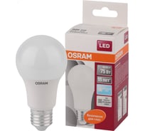 Светодиодная лампа OSRAM LED STAR, A, стандарт, 8.5Вт, E27, 806Лм, 4000К, нейтральный бел свет 4058075086647