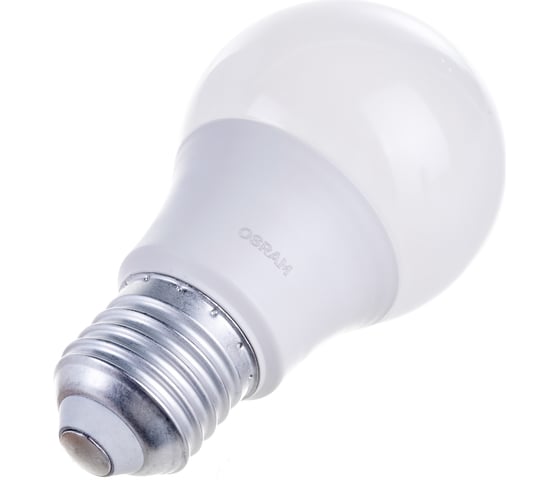 Светодиодная лампа OSRAM LED STAR, A, стандарт, 7Вт, E27, 600 Лм, 6500 К, холодный белый свет 4058075161917