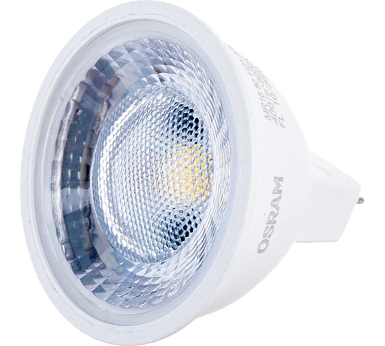 Светодиодная лампа OSRAM LED STAR, MR16, 5Вт, GU5.3, 400 Лм, 5000 К, холодный белый свет 4058075481190