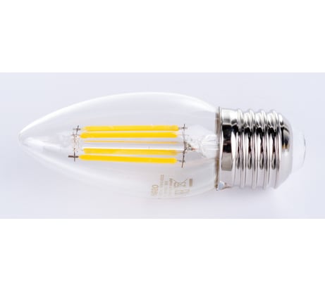 Светодиодная лампа OSRAM LED STAR, B, свеча, 5Вт, E27, 600 Лм, 2700 К, теплый белый свет 4058075212398