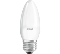 Светодиодная лампа OSRAM LED STAR, B, свеча, 8Вт, E27, 806 Лм, 4000 К, нейтральный белый свет 4058075210776