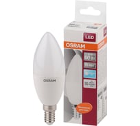 Светодиодная лампа OSRAM LED STAR, B, свеча, 6.5Вт, E14, 550Лм, 4000К, нейтральный белый свет 4058075134140