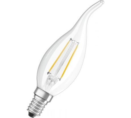 Светодиодная лампа OSRAM LED STAR B, свеча, 4Вт, E14, 470 Лм, 2700 К, теплый белый свет 4058075055452