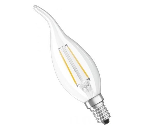 Светодиодная лампа OSRAM LED STAR B, свеча, 4Вт, E14, 470 Лм, 2700 К, теплый белый свет 4058075055452