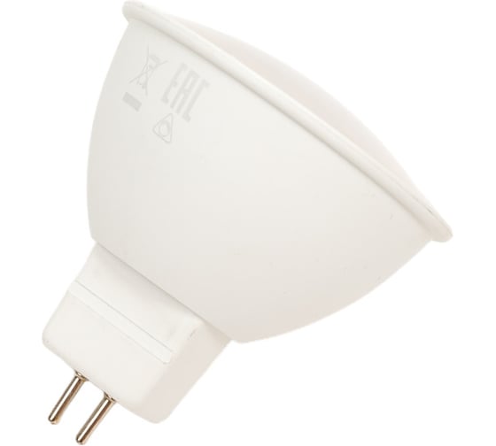 Светодиодная лампа OSRAM DIM, MR16, 7Вт, GU5.3 600 Лм, 3000 К, теплый белый свет 4058075229006