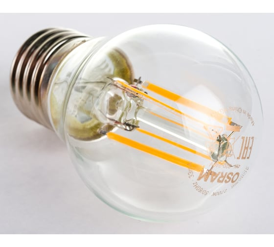 Светодиодная лампа OSRAM LED STAR P Шар 4Вт E27 470 Лм 2700 К Теплый белый свет 4052899971639