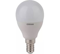 Светодиодная лампа OSRAM LED STAR P Шар 6.5Вт E14 600 Лм 6500 К Холодный белый свет 4058075467705