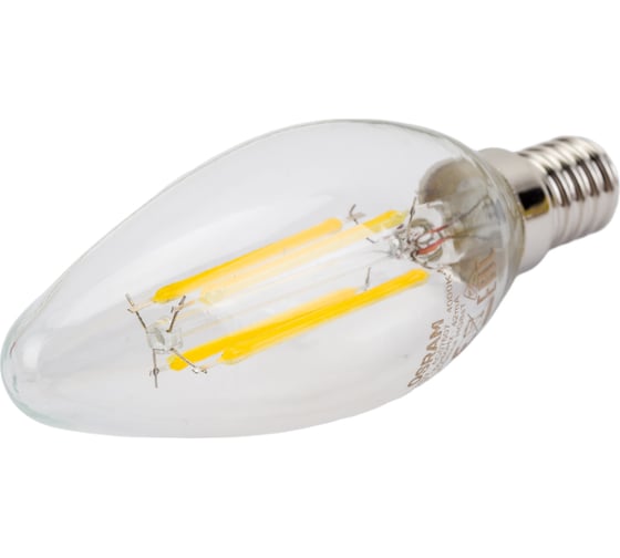 Светодиодная лампа OSRAM LED STAR B Свеча 5Вт E14 660 Лм 4000 К Нейтральный белый свет 4058075116702