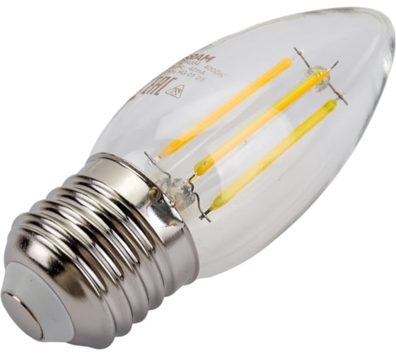 Светодиодная лампа OSRAM LED STAR B Свеча 5Вт E27 600 Лм 4000 К Нейтральный белый свет 4058075212428