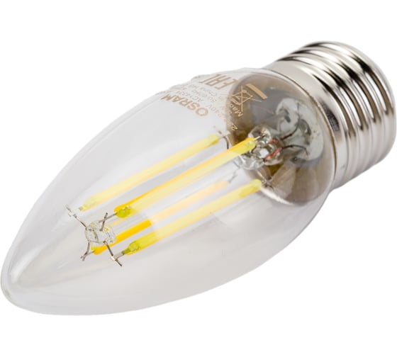 Светодиодная лампа OSRAM LED STAR B Свеча 5Вт E27 600 Лм 4000 К Нейтральный белый свет 4058075212428