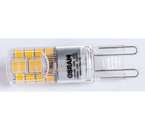 Светодиодная лампа OSRAM LED STAR Капсульная 2.6Вт G9 320 Лм 2700 К Теплый белый свет 4058075056688