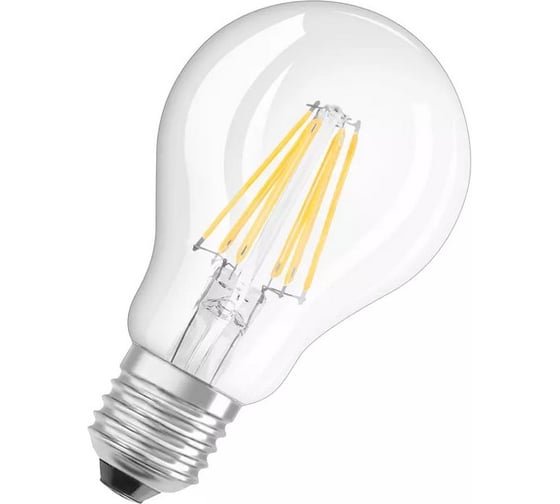 Светодиодная лампа OSRAM LED STAR A Стандарт 8Вт E27 1055 Лм 2700 К Теплый белый свет 4058075055339 1