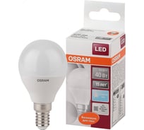 Светодиодная лампа OSRAM LED STAR P Шар 5.5Вт E14 470 Лм 4000 К Нейтральный белый свет 4058075056923