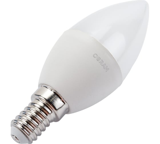 Светодиодная лампа OSRAM LED STAR B Свеча 5.5Вт E14 470 Лм 4000 К Нейтральный белый свет 4058075056886