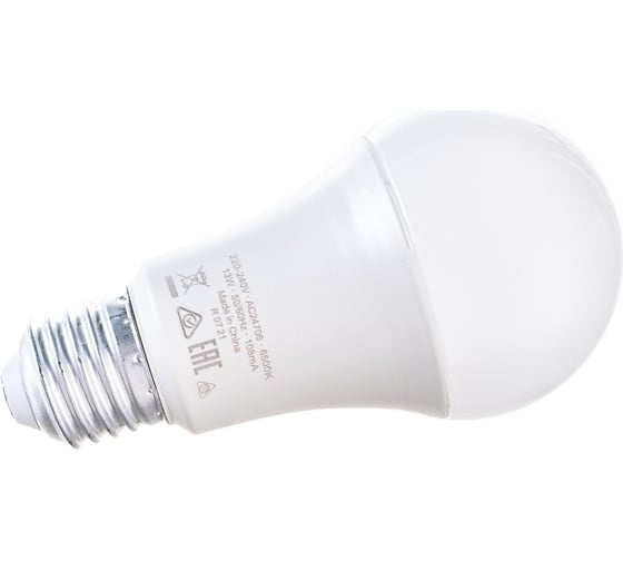 Светодиодная лампа OSRAM LED STAR A Стандарт 13Вт E27 1521 Лм 6500 К Холодный белый свет 4058075318540