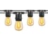 Гирлянда General Lighting Systems Белт Лайт Gen-Beltlight-10M-40E27-IP65, длина гирлянды 10м, 40 патронов под лампу Е27, шаг между патронами 25см+шнур 3м, сечение провода 2*1,5мм, 16А, лампы в комплект не входят, черный 663005 1