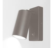 Бра General Lighting Systems General серия Башня (55*100мм) GWL-GU10-M-IP20, патрон GU10, под лампу до 50Вт, встроенный выключатель на корпусе, корпус металл, графит 661811