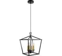 Люстра ЭкономСвет в стиле лофт 10276/4BK+GD