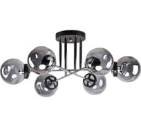 Потолочный светильник ЭкономСвет 40221/6CR+BK GR