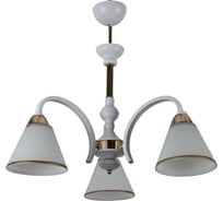 Люстра ЭкономСвет классическая 10171/3WT+FGD WT+GD