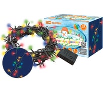 Светодиодная многоцветная гирлянда TDM ELECTRIC СГ100MЗ10, зеленый шнур, 10м, 8 режимов, SQ0361-0041