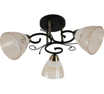 Люстра классическая ЭкономСвет 12262/3BK+AB TEA+WT