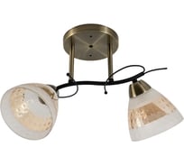 Люстра классическая ЭкономСвет 12260/2AB+BK WT+TEA
