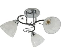 Люстра классическая ЭкономСвет 12261/3CR+BK WT+CL