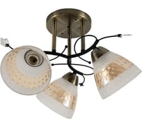 Люстра классическая ЭкономСвет 12260/3AB+BK WT+TEA