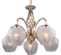 Люстра классическая ЭкономСвет 13142/5FGD WT+CL