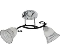 Люстра ЭкономСвет классическая 12259/2MR+CR+BK WT+CL