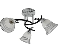 Люстра ЭкономСвет классическая 12259/3MR+CR+BK WT+CL