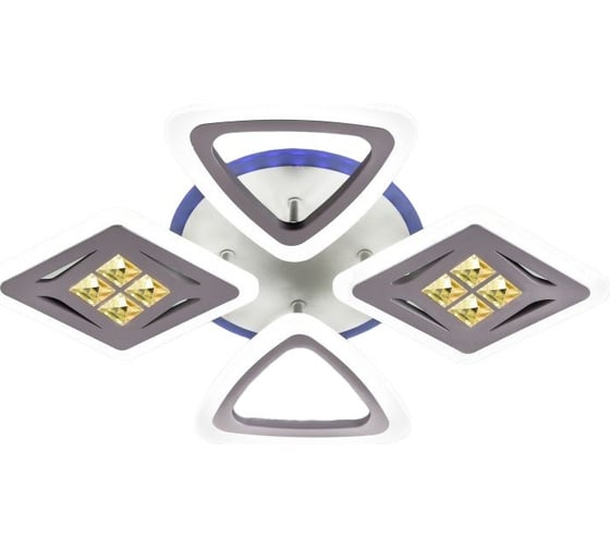 Люстра светодиодная ЭкономСвет 50551/2+2WT RGB 1