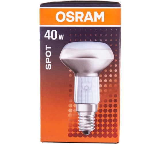 Лампа накаливания OSRAM направленного света CONC R50 SP 40W 240V E14 25X1 RU 4052899180505