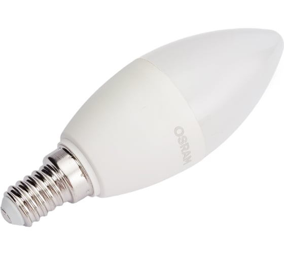 Светодиодная лампа OSRAM LED Value B E14 560лм 7Вт замена 60Вт 6500К холодный белый свет 4058075579033