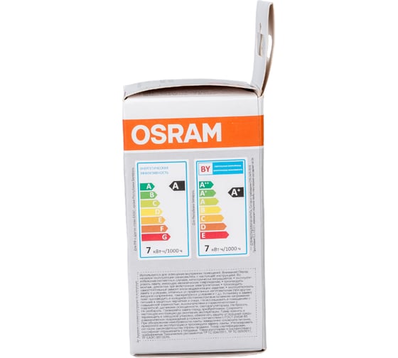 Светодиодная лампа OSRAM LED Value P 560лм 7Вт замена 60Вт 4000К нейтральный белый свет E14 4058075579651