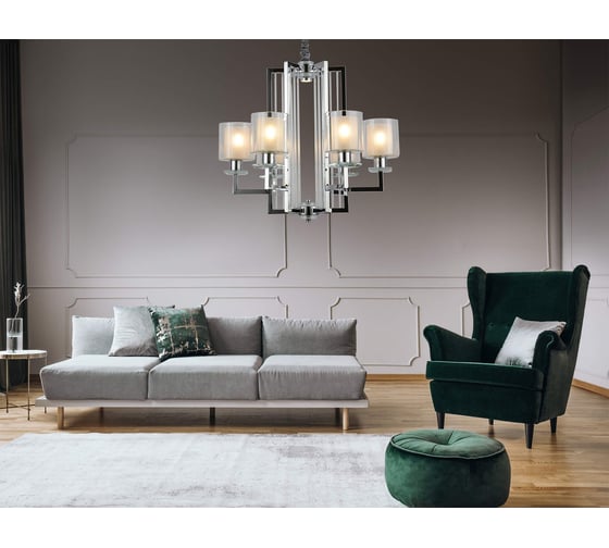 Подвесная люстра Lumina Deco Manhattan LDP 8012-6 CHR