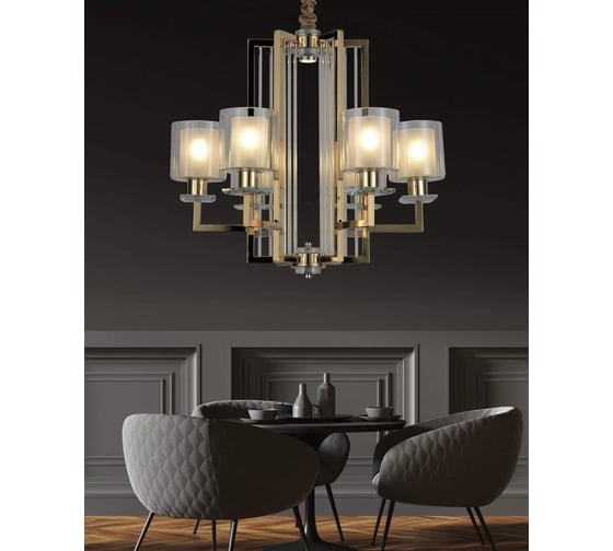 Подвесная люстра Lumina Deco Manhattan LDP 8012-6 F.GD