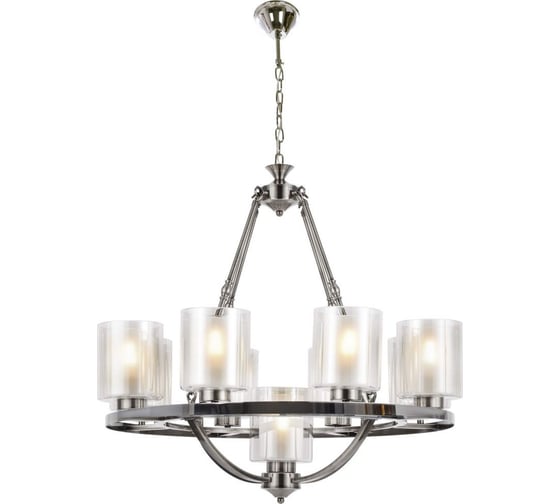 Подвесная люстра Lumina Deco Santini LDP 1220-9 CHR+WT