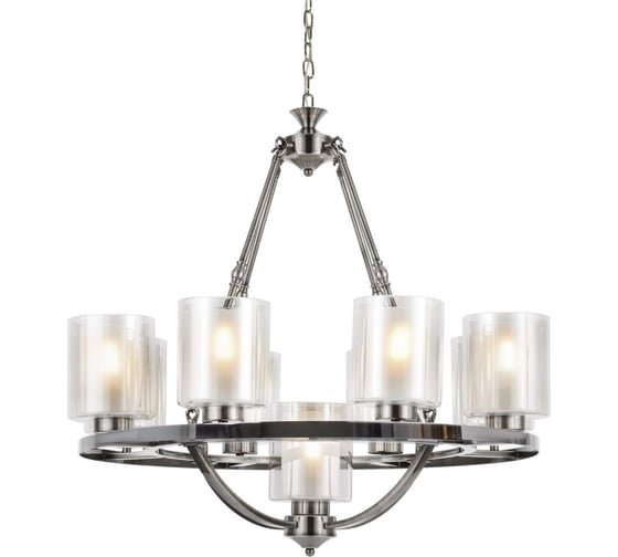Подвесная люстра Lumina Deco Santini LDP 1220-9 CHR+WT
