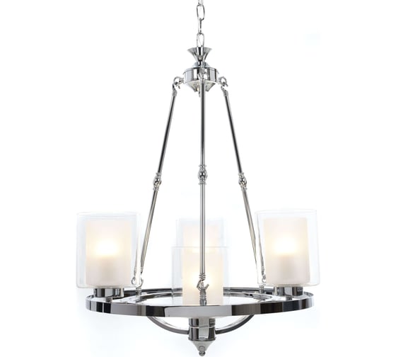 Подвесная люстра Lumina Deco Santini LDP 1220-4 CHR+WT
