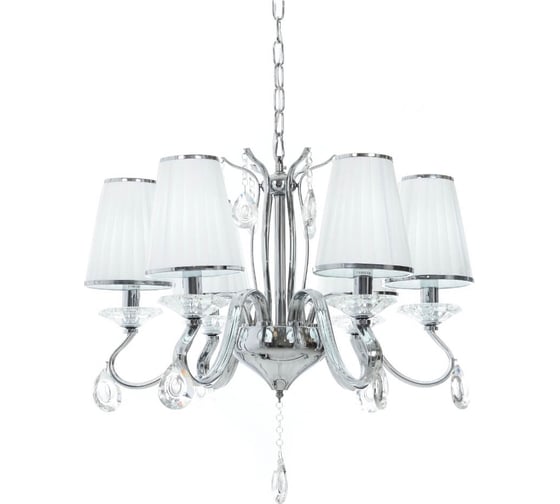 Хрустальная подвесная люстра Lumina Deco Finezzia LDP 9267-6 CHR