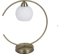 Лампа настольная ЭкономСвет классическая 15015/1T BRS WT